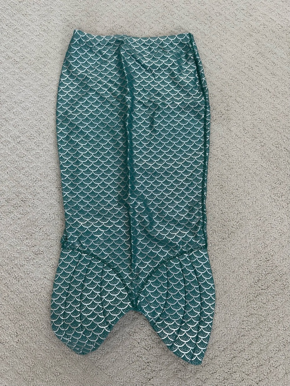 Hanna Andersson Teal Mermaid Tail Swim Coverup